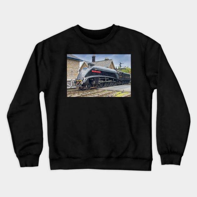 Old Steam train Crewneck Sweatshirt by MartynUK